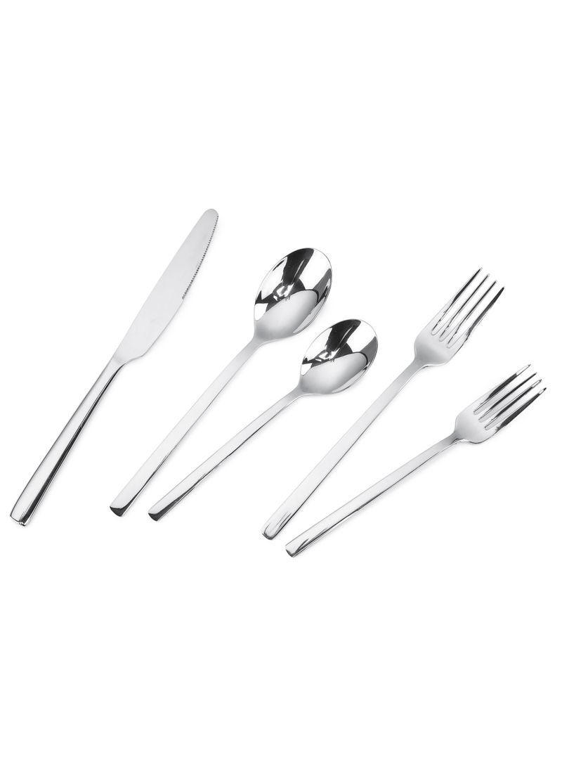 هوم تاون 20-Piece Beacon Flatware Cutlery Set Mirror Finish - Image 2