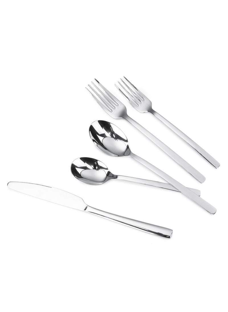 هوم تاون 20-Piece Beacon Flatware Cutlery Set Mirror Finish - Image 3
