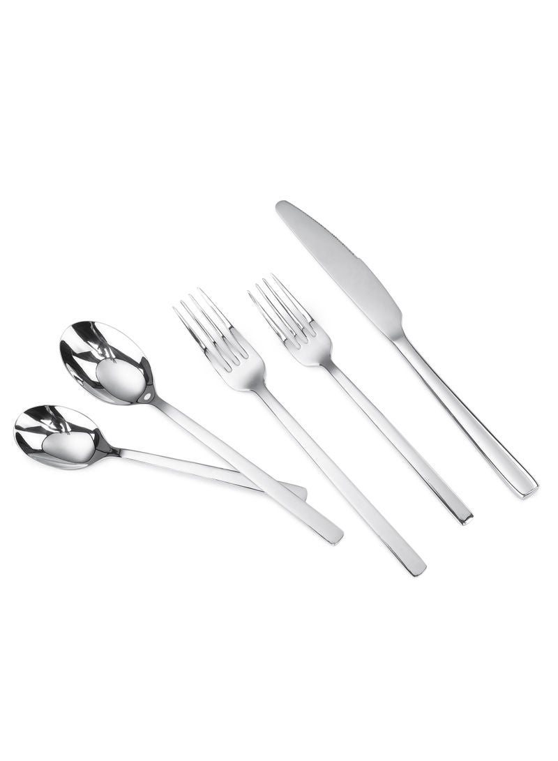 هوم تاون 20-Piece Beacon Flatware Cutlery Set Mirror Finish - Image 4