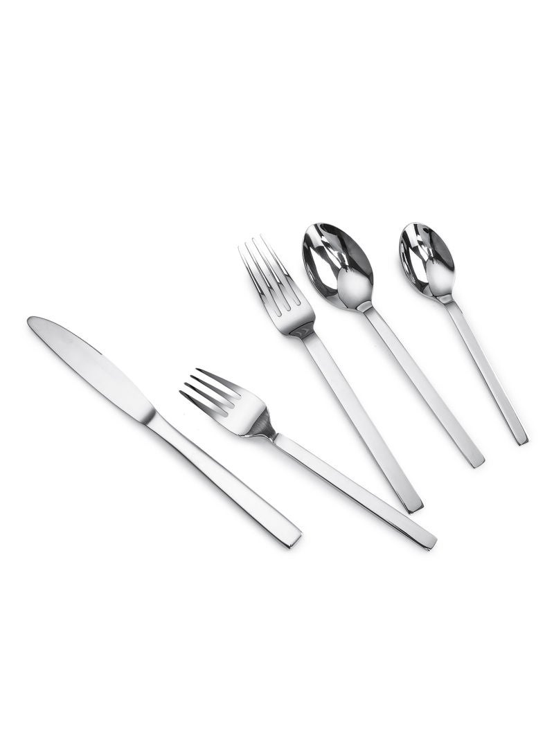 هوم تاون 20-Piece Graciella Flatware Cutlery Set Mirror Finish - Image 2