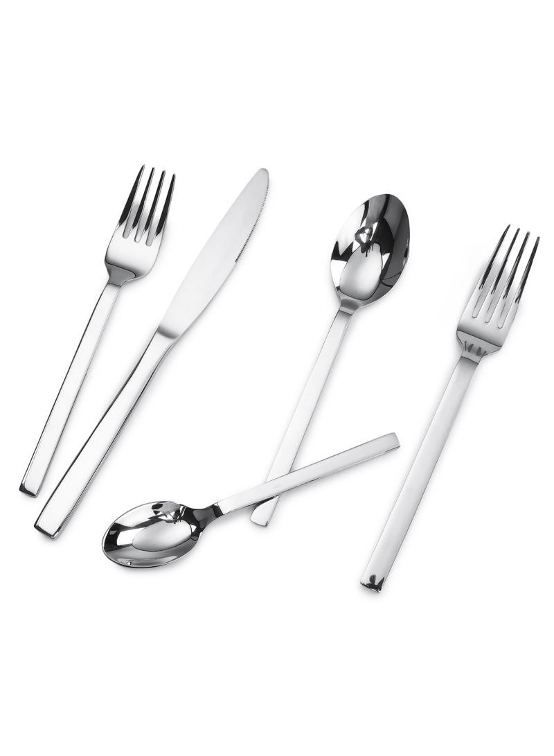 هوم تاون 20-Piece Graciella Flatware Cutlery Set Mirror Finish - Image 4