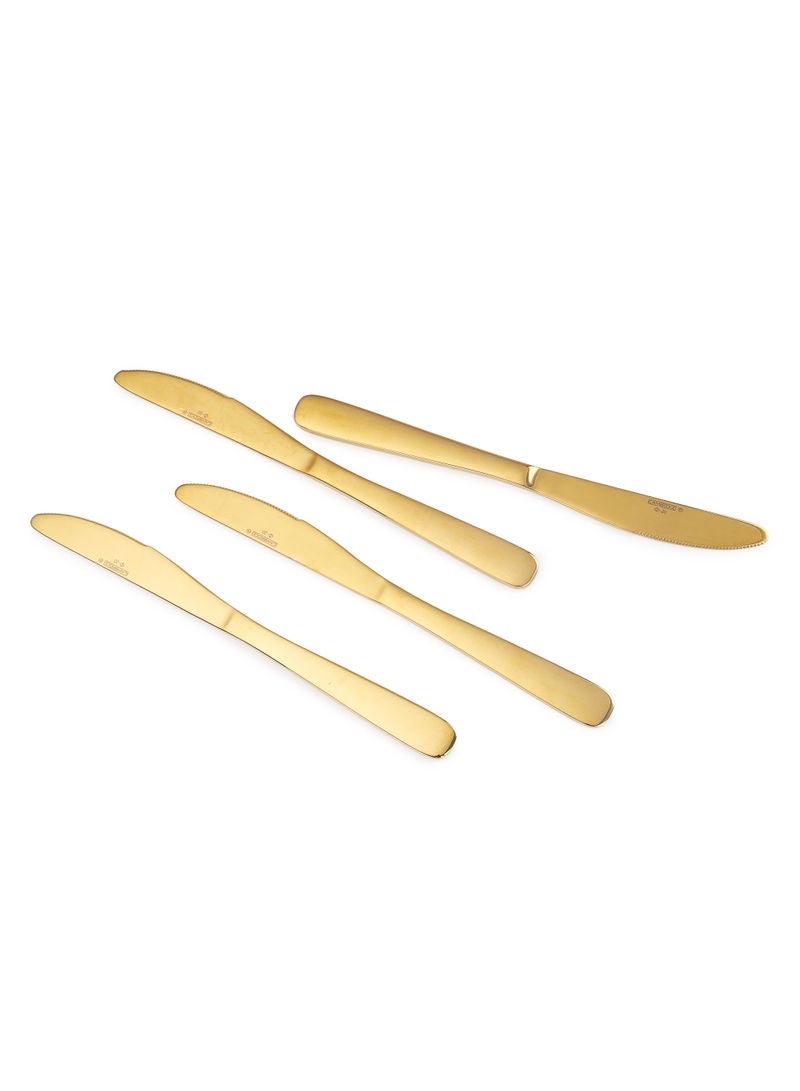 Hometown 6-Piece Cranston Dinner Knife Set Gold  - Image 4