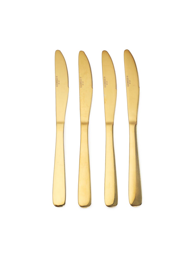 Hometown 6-Piece Cranston Dinner Knife Set Gold  - Image 2