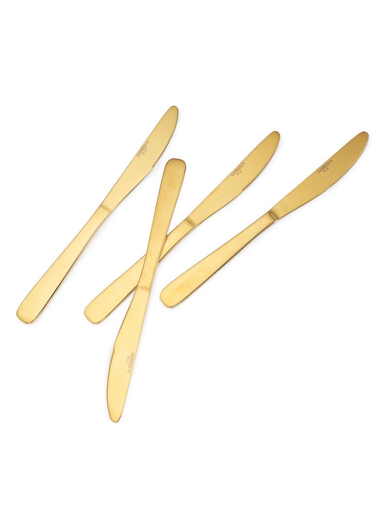 Hometown 6-Piece Cranston Dinner Knife Set Gold  - Image 3