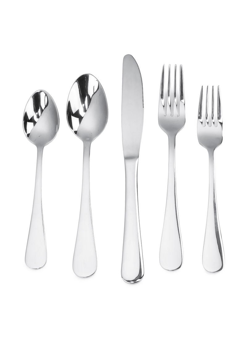هوم تاون 5-Piece Fulton Flatware Cutlery Set Mirror Finish - Image 4