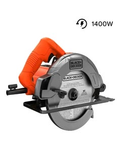 Circular Saw With Bevel Angle Cutting And 18 Tooth Blade 5300RPM 1400W CS1004-B5 Orange/Silver/Black 33.8x25.6x24cm - v1636482563/N13601909A_1