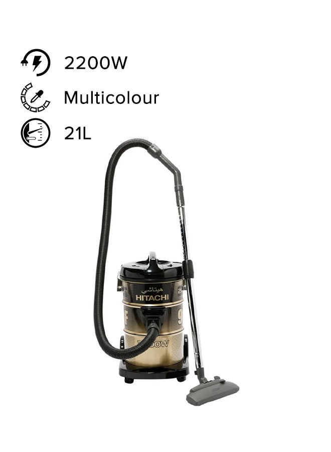 هيتاشي مكنسة كهربائية أسطوانية بقدرة 2200 وات 21 L 2200 W 100081572 متعدد الألوان  - Image 1