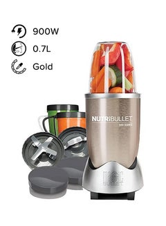 Magic Bullet 12-Piece Plastic Nutribullet Blender Set 0.7 L 900 W NB9-1212 Gold 