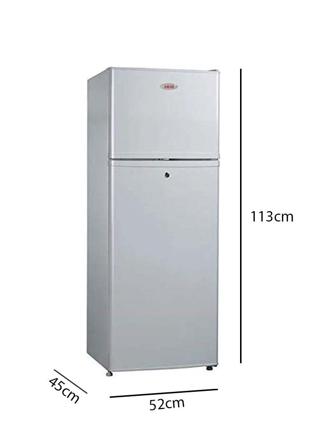 AKAI Double Door Refrigerator RFMA-178HS Silver - Image 3