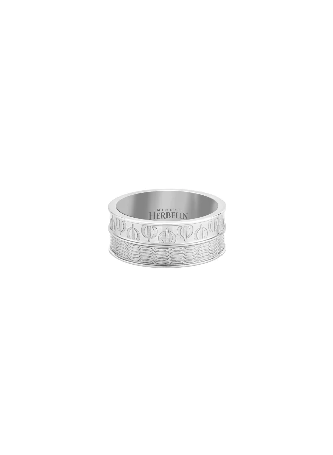 MICHEL HERBELIN Stainless Steel Ring