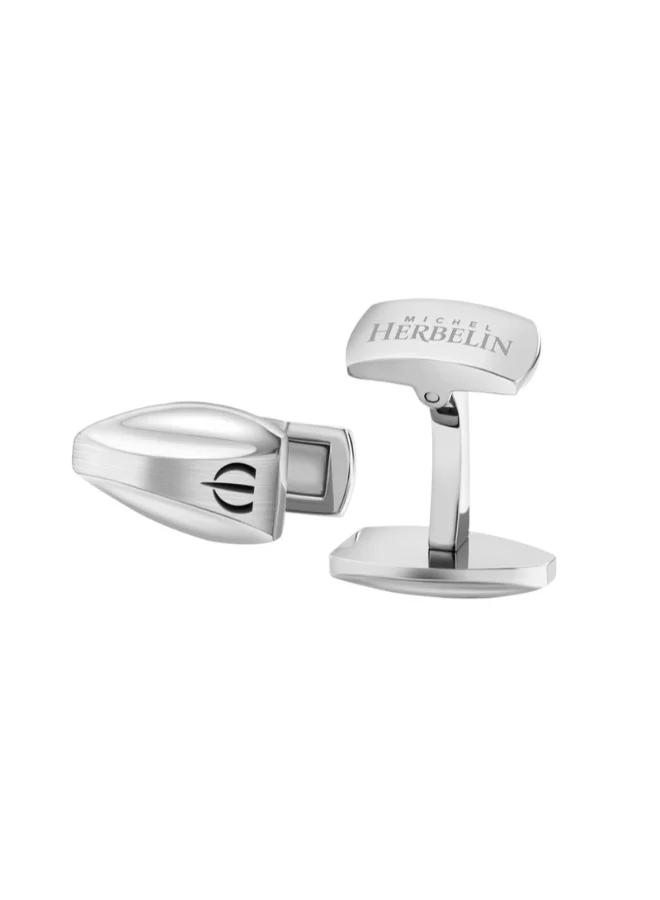 MICHEL HERBELIN Stainless Steel Cufflink