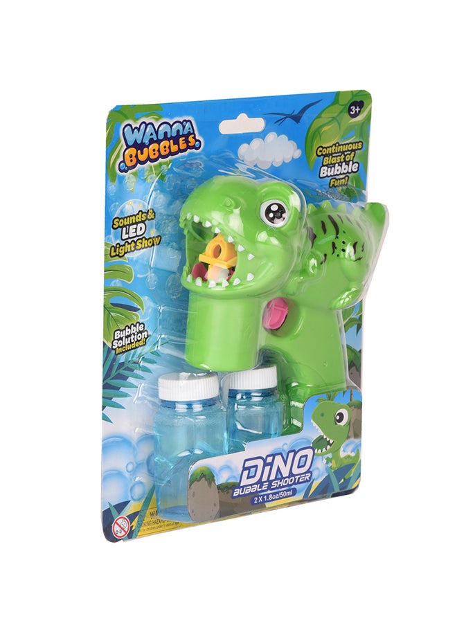 WANNA BUBBLES - Dino Bubble Shooter Assorted 50ml - Image 1
