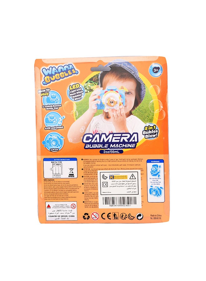 2 In 1 Bubbles Blow With LED And Music