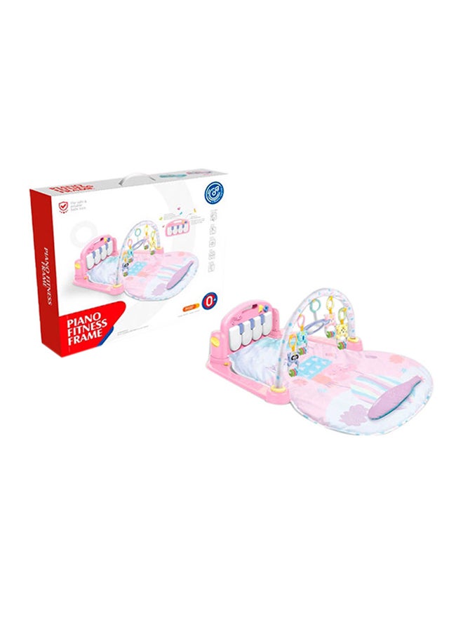 HUANGER Portable Piano Fitness Gym Mat With Music And Light For Kids Multicolour 41x93x76cm  - Image 1