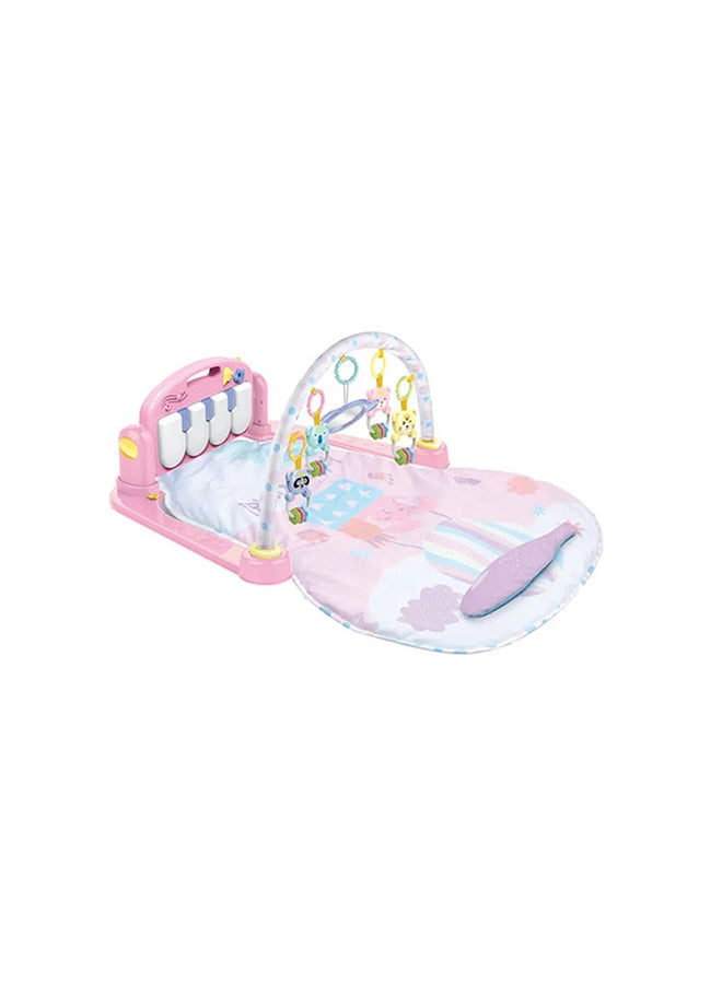 HUANGER Portable Piano Fitness Gym Mat With Music And Light For Kids Multicolour 41x93x76cm  - Image 2