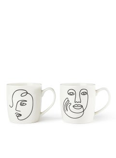 Abstract man face - Abstract Man Face - Mug