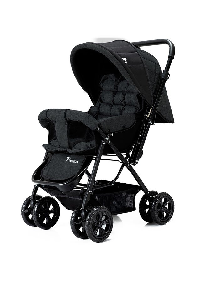 TEKNUM - Reversible Trip Stroller And Infant Car Seat Wide Canopy And Seat - Black - Image 1