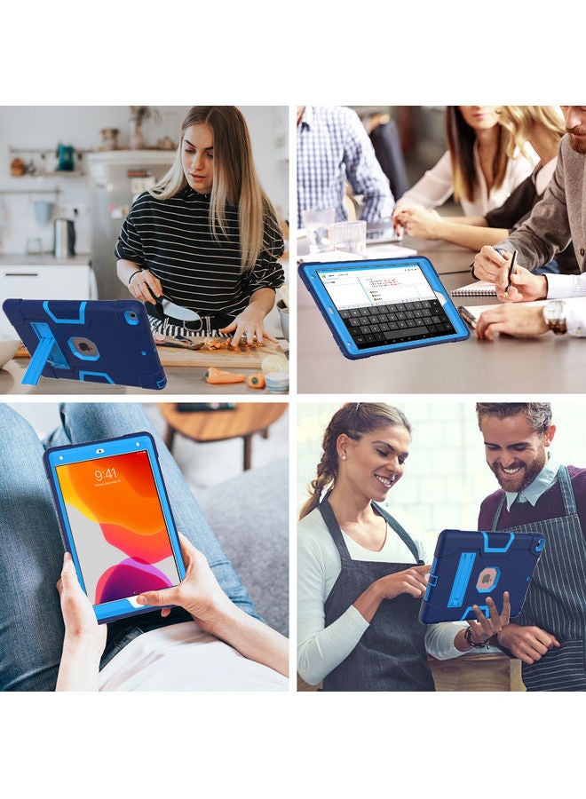 Rock Pow Protective Case Cover For Apple iPad 10.2 inch 2021/2020/2019(9th/8th/7th) Gen Navy Blue - Image 2