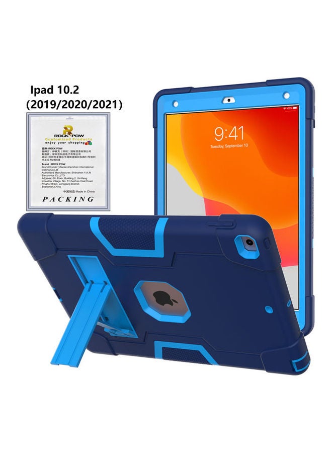 Rock Pow Protective Case Cover For Apple iPad 10.2 inch 2021/2020/2019(9th/8th/7th) Gen Navy Blue - Image 3