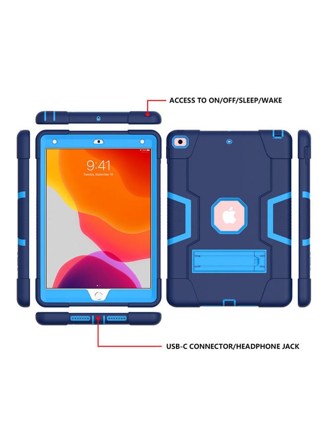 Rock Pow Protective Case Cover For Apple iPad 10.2 inch 2021/2020/2019(9th/8th/7th) Gen Navy Blue - Image 4
