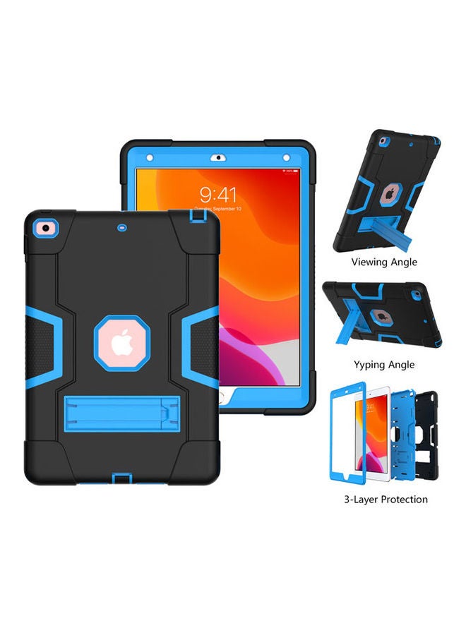 Rock Pow Protective Case Cover For Apple iPad 10.2 inch 2021/2020/2019(9th/8th/7th) Gen Black/Blue - Image 5