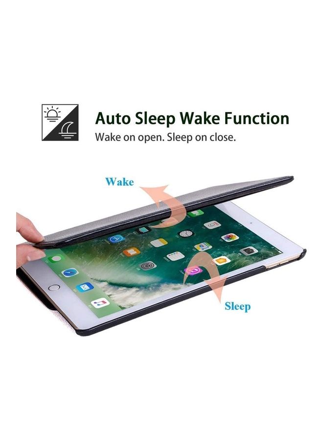 Rock Pow 360 Degree Rotating Smart Protective Stand Cover With Auto Sleep/Wake For Apple iPad 10.2 inch 2019 Tablet Brown  - Image 2