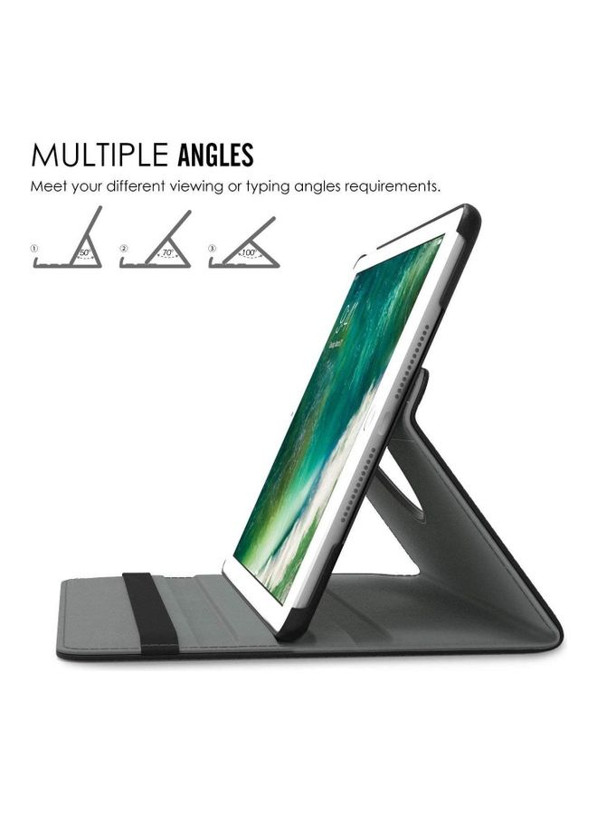 Rock Pow 360 Degree Rotating Smart Protective Stand Cover With Auto Sleep/Wake For Apple iPad 10.2 inch 2019 Tablet Brown  - Image 3