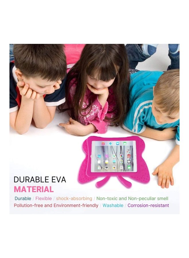 Rock Pow EVA Foam Wings Kid-Proof Rugged Bumper Case for iPad 7th 8th Gen 10.2 inch dark pink - Image 3