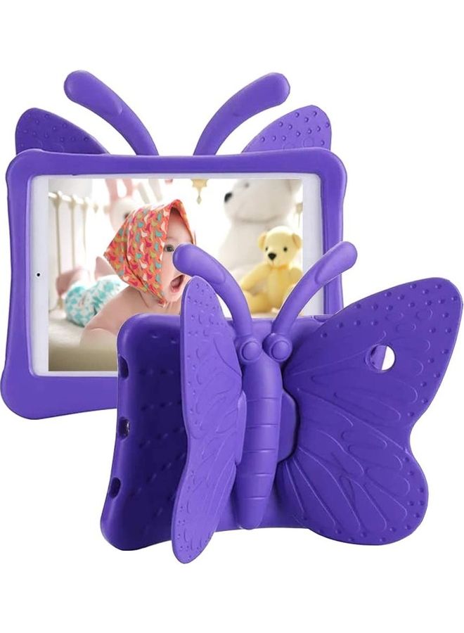 Rock Pow Shockproof EVA Foam Protective Tablet Stand Cover Holder for Apple iPad Air/Air 2 2017/2018 Purple - Image 1