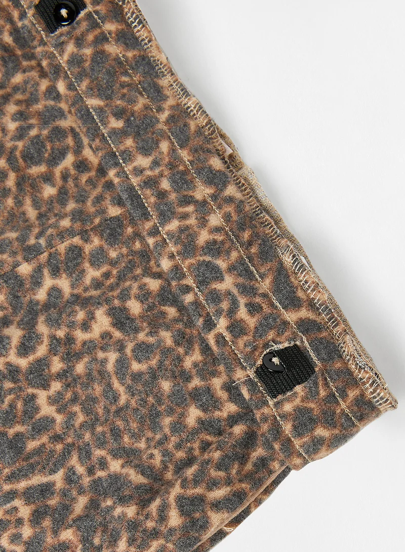 ONLY Kids/Teen All-Over Print Joggers Brown