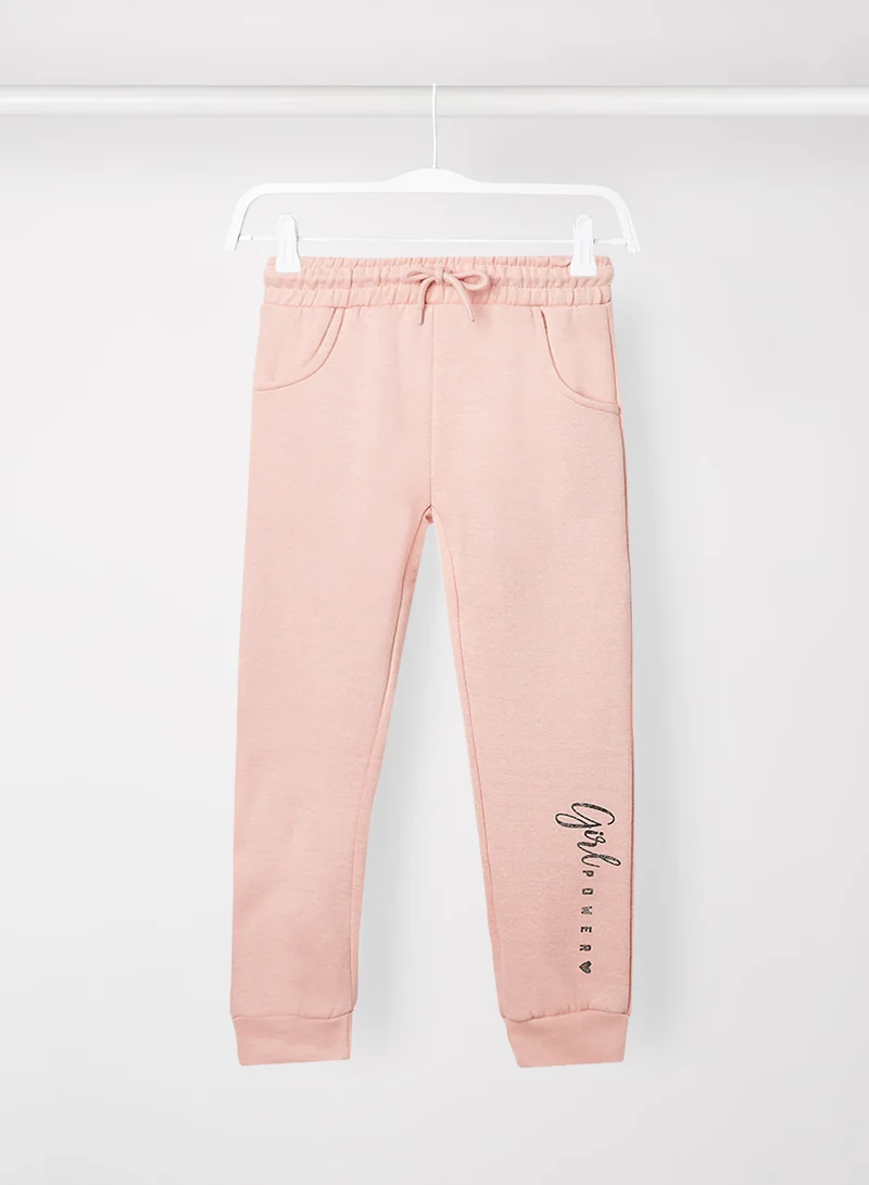 MINOTI Teen Girl Power Joggers Pink