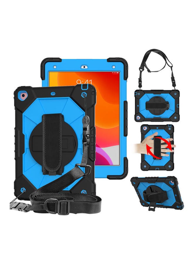 Rock Pow Protective Case Cover For Apple iPad 10.2 inch 2021/2020/2019(9th/8th/7th) Gen Black/Blue - Image 3