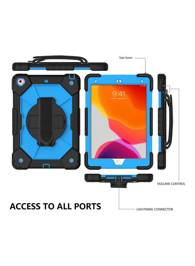 Rock Pow Protective Case Cover For Apple iPad 10.2 inch 2021/2020/2019(9th/8th/7th) Gen Black/Blue - Image 4