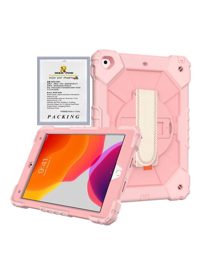 Rock Pow Protective Case Cover For Apple iPad 10.2 inch 2021/2020/2019(9th/8th/7th) Gen Rose Gold - Image 1