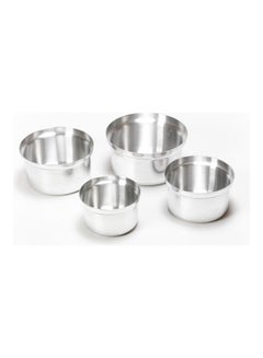 Top Chef 4-Piece Aluminium Cookware Pot Set Silver 18cm  - Image 2
