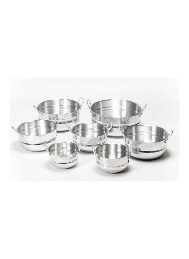 Top Chef 7-Piece Cookware Pot Heavy Silver 28cm - Image 2
