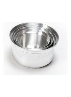 Top Chef 4-Piece Aluminium Cookware Pot Set Silver 18cm  - Image 4