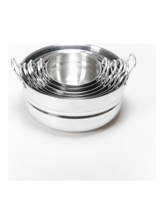 Top Chef 7-Piece Cookware Pot Heavy Silver 28cm - Image 3