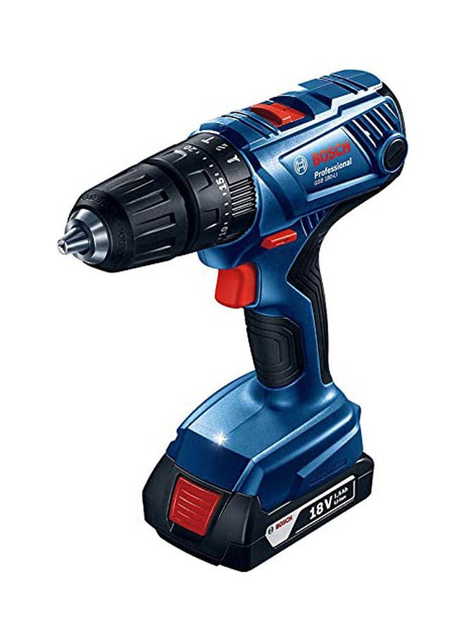 BOSCH - Gsb 180-Li Combi Cordless Screwdriver - 2 Batteries Blue-Black - Image 1