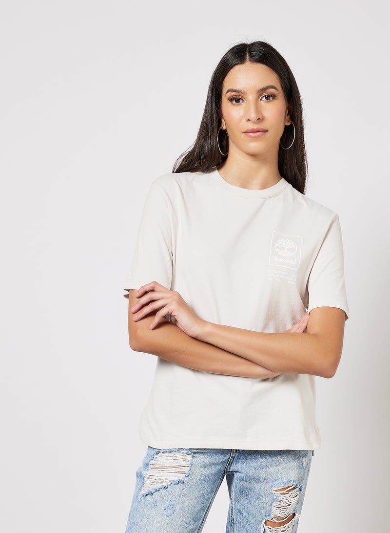 Timberland Progressive Utility Logo T-Shirt White  - Image 1