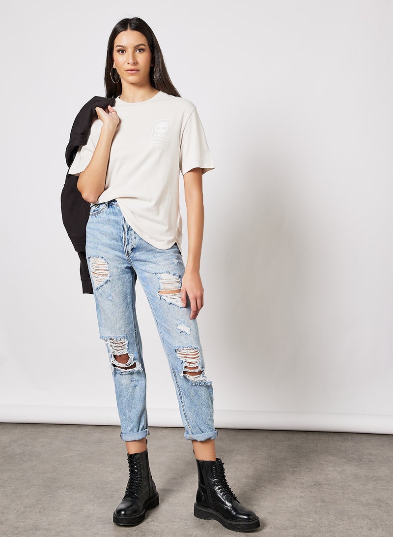 Timberland Progressive Utility Logo T-Shirt White  - Image 2