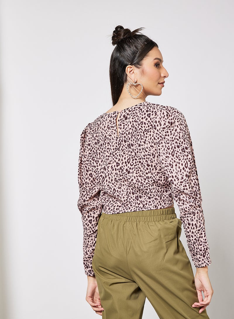 Leopard Print Crop Top Pink - v1636534598/N48065118V_3