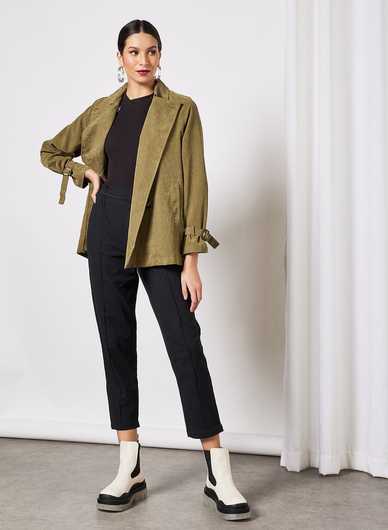 LABEL RAIL - Double Breasted Jacket Green - Image 1