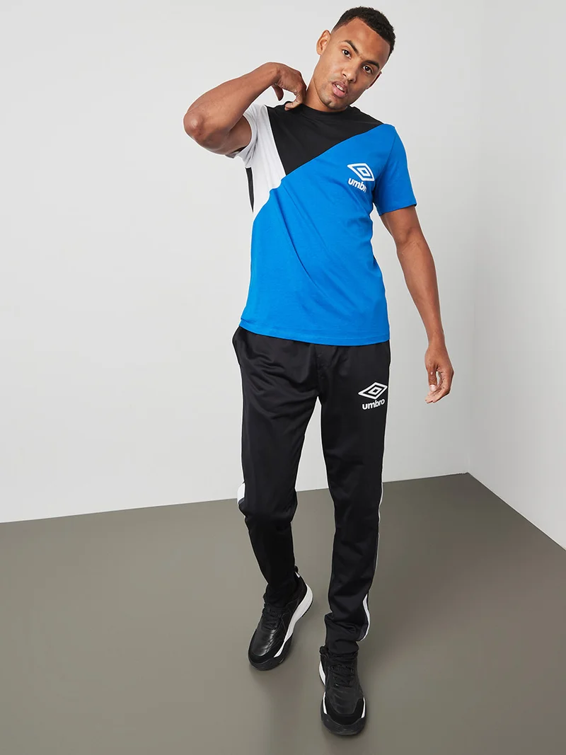 umbro Colour Blocked Short Sleeves Slim Fit T-Shirt Multicolour