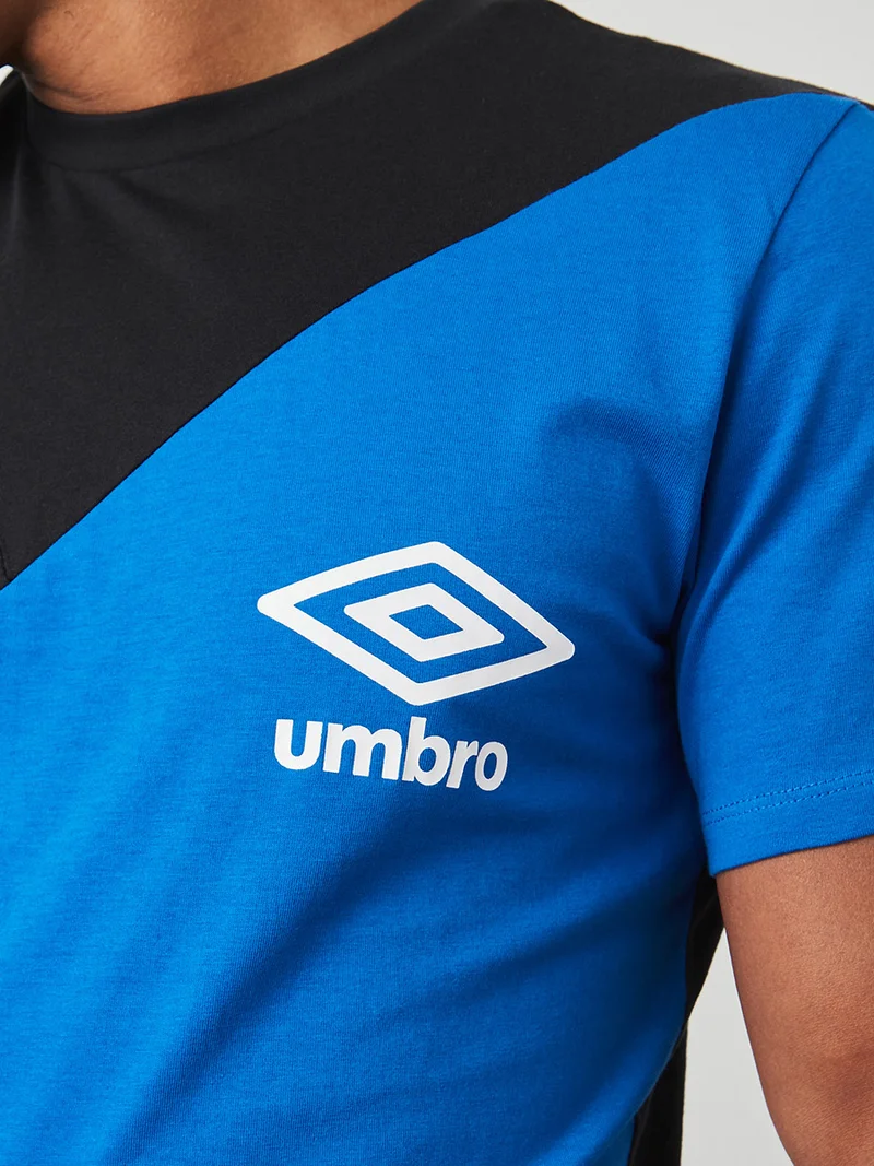 umbro Colour Blocked Short Sleeves Slim Fit T-Shirt Multicolour