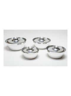 Top Chef 4-Piece Aluminium Cookware Pot Set Silver 22cm  - Image 1