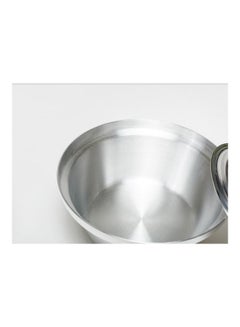 Top Chef 4-Piece Aluminium Cookware Pot Set Silver 22cm  - Image 3
