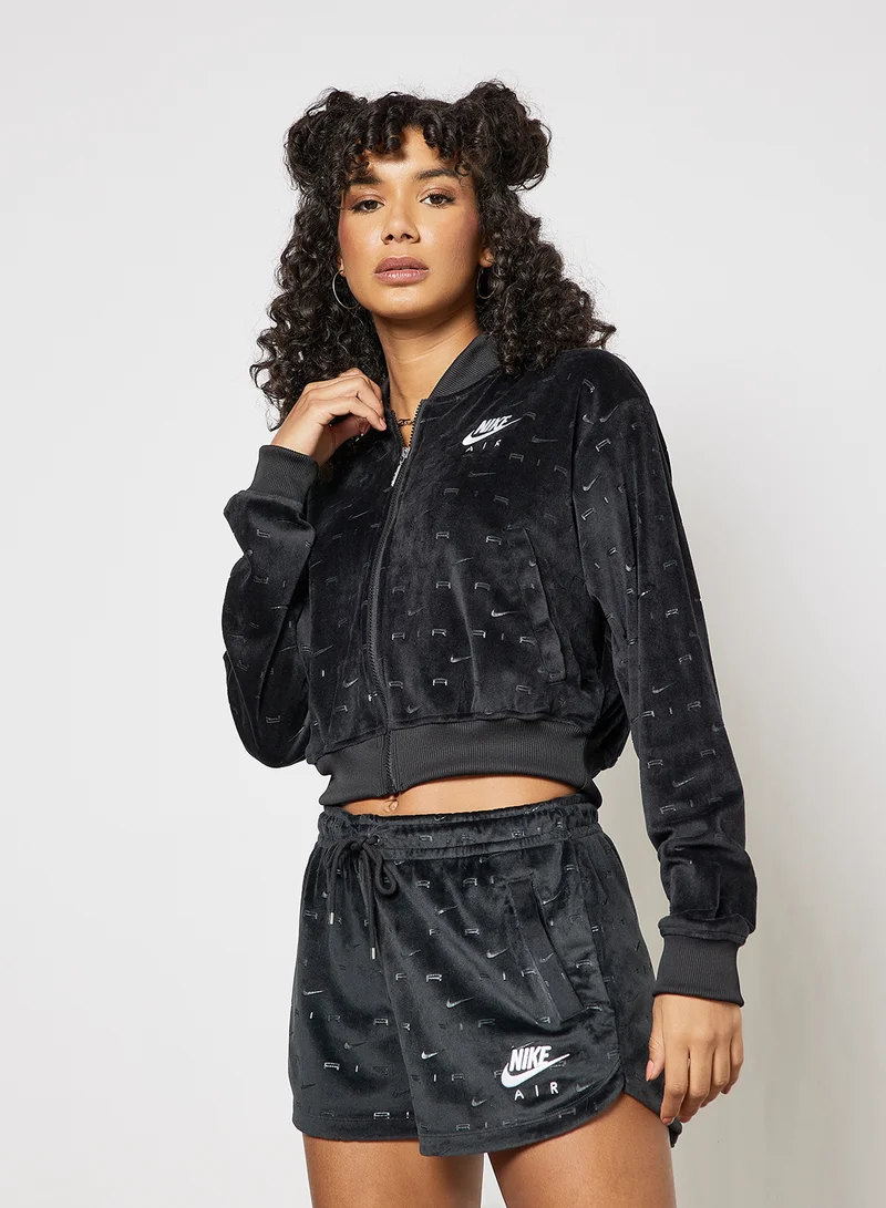 نايكي Air Velour Jacket Black