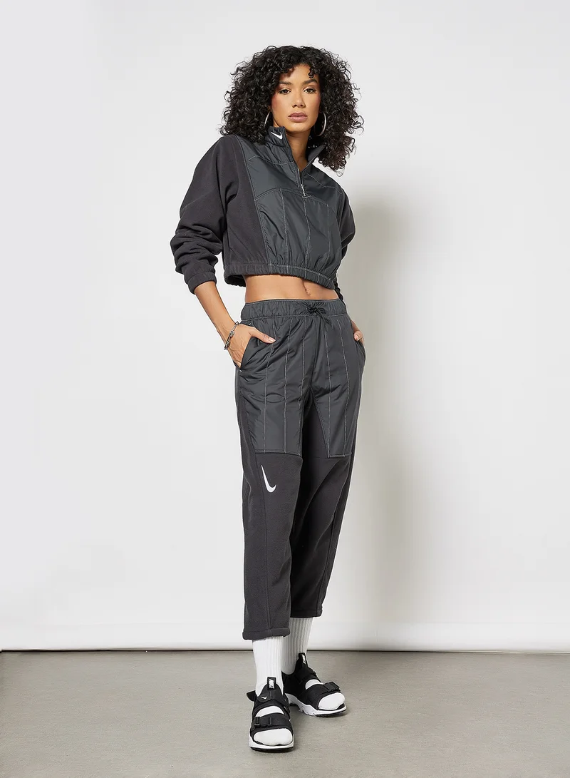Nike Sportswear Swoosh1/4-Zip Sweatshirt Black