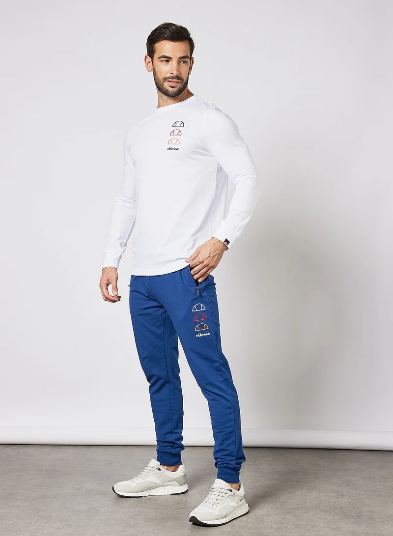 Ellesse Tonaca Long Sleeve T-Shirt White